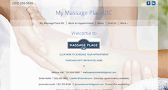Desktop Screenshot of mymassageplacedc.com
